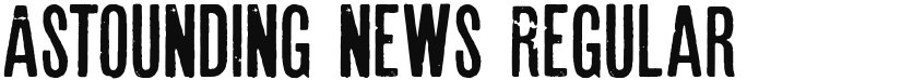 Astounding news font download