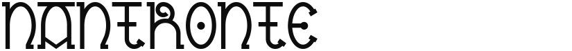 Nantronte font download