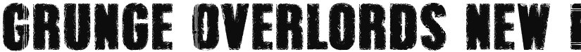 Grunge Overlords new font download