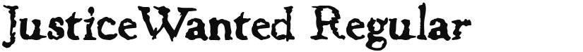 JusticeWanted font download