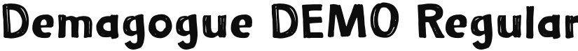 Demagogue DEMO font download