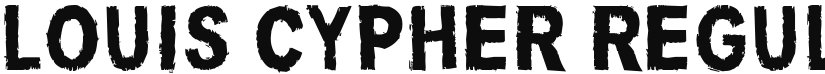 Louis Cypher font download