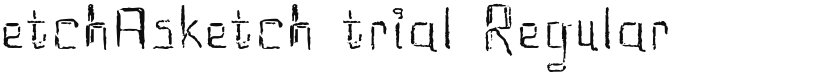 etchAsketch trial font download