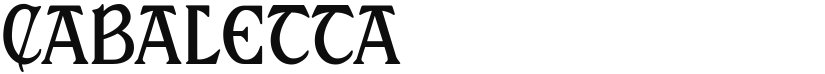 Cabaletta font download