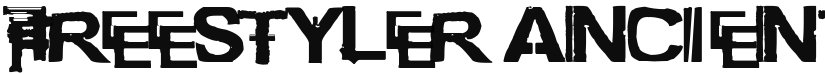 freestyler ancient f6(modified) font download