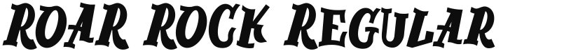 ROAR ROCK font download