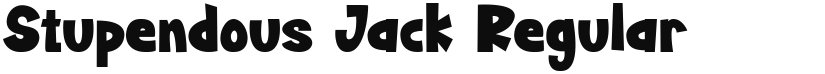 Stupendous Jack font download