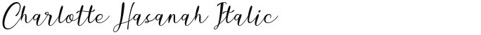 Charlotte Hasanah Italic