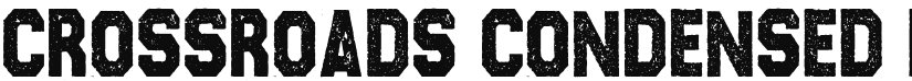 CROSSROADS CON font download