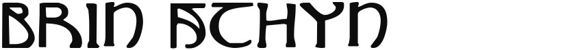 Brin Athyn font download