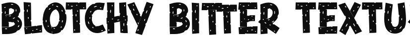 Blotchy Bitter Texture font download