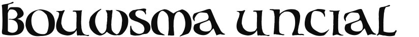 Bouwsma Uncial font download