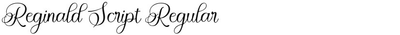 Reginald Script font download