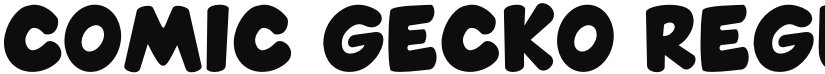 Comic Gecko font download