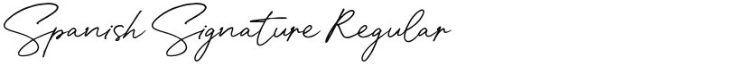 Spanish Signature font download