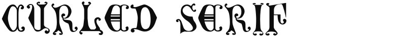 Curled Serif font download