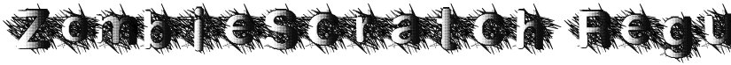 ZombieScratch font download