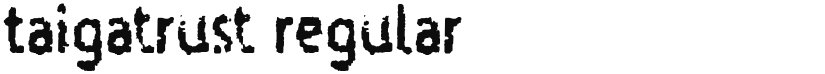 Taigatrust font download