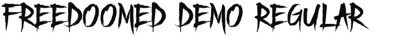 Freedoomed Demo font download