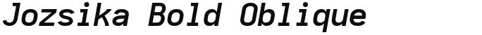 Jozsika Bold Oblique