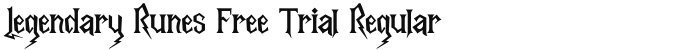 Legendary Runes Free Trial Regular
