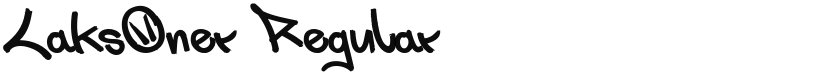 LaksOner font download