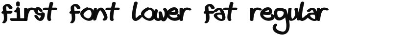 First font lower fat font download