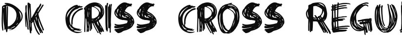DK Criss Cross font download