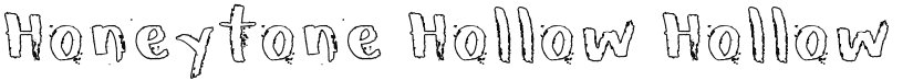 Honeytone Hollow font download