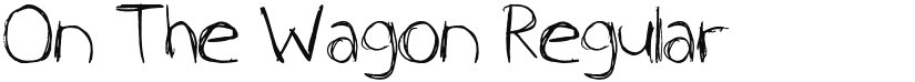 On The Wagon font download