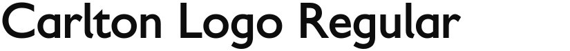 Carlton Logo font download