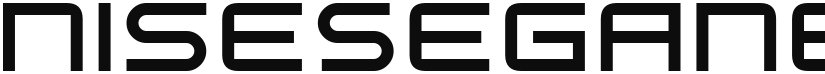 NiseSegaNet font download