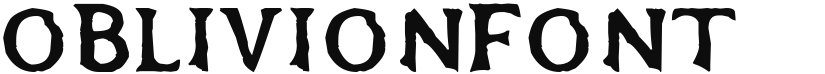 Oblivion font download