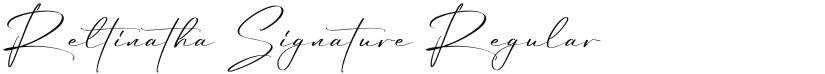 Reltinatha Signature font download