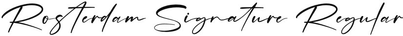 Rosterdam Signature font download