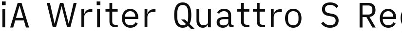 iA Writer Quattro S font download