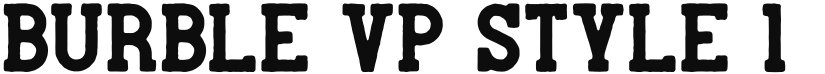 Burble VP font download