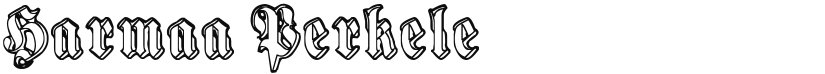 Harmaa Perkele font download