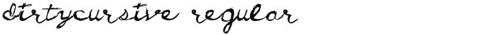 DirtyCursive Regular