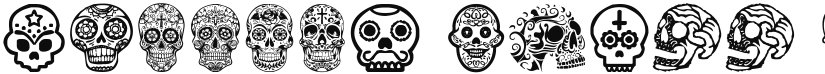 Mexican Skull font download