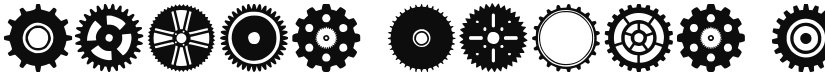 Gears Icons font download