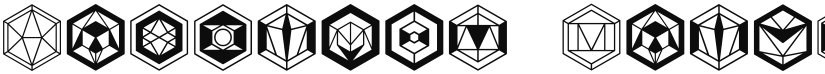 Hexagons font download