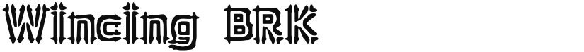 Wincing BRK font download