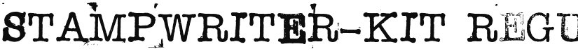 STAMPWRITER-KIT font download