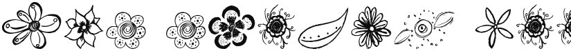MTF Flower Doodles font download