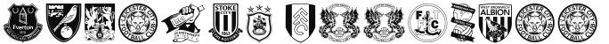 English Football Club Badges Regular