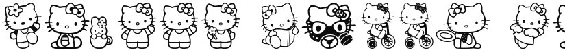 Hello Kitty font download