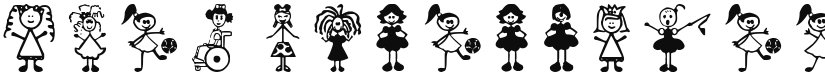 Girl Characters font download