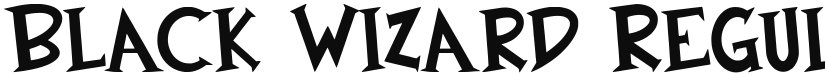 Black Wizard font download