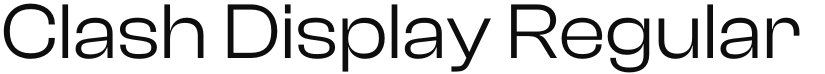 Clash Display font download